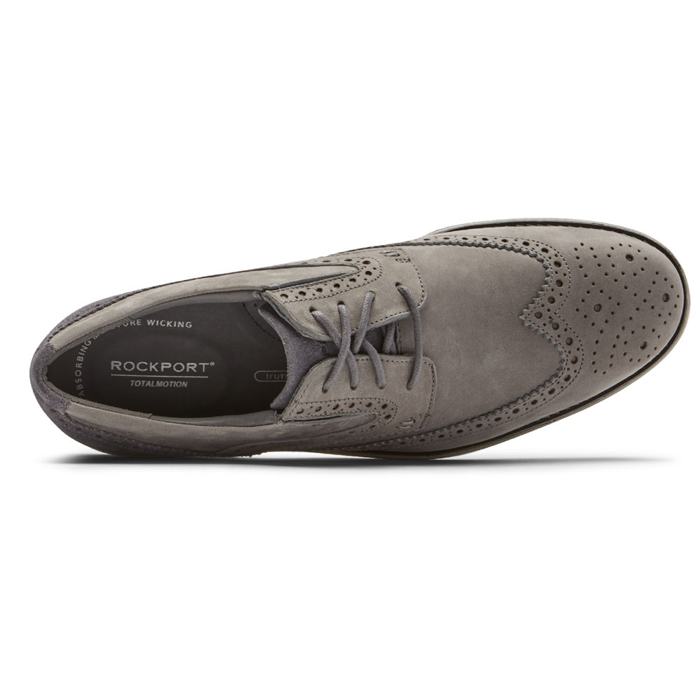 Rockport Joggesko Herre Grå - Total Motion Classic Dress Wingtip - MVJX27594